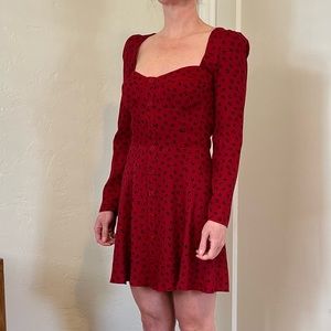 Reformation red dress